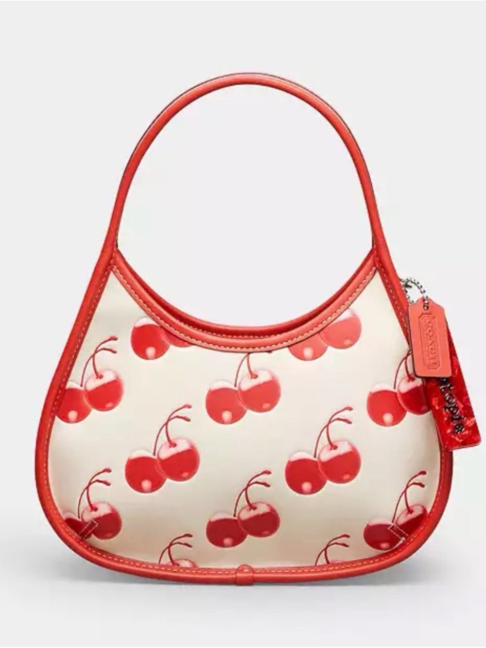 🍒🍒NWT Coachtopia Ergo Bag in Cherry Print Cloud Multi Shoulder Bag🍒🍒